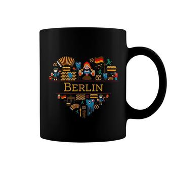 I Love Germany Berlin Heart Coffee Mug | Mazezy