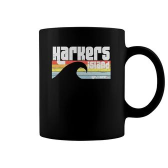 I Love Harkers Island North Carolina Atlantic Ocean Wave Nc Coffee Mug | Mazezy