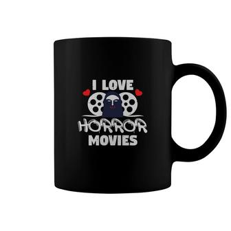 I Love Horror Movies Coffee Mug | Mazezy