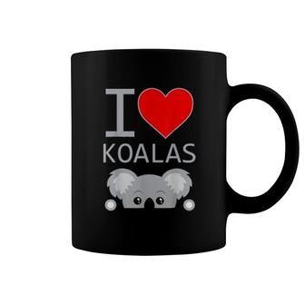 I Love Koala Red Heart Coffee Mug | Mazezy