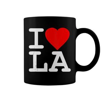 I Love La Los Angeles Tank Top Coffee Mug | Mazezy