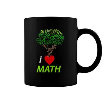 I Love Math Tree For Math Teacher Coffee Mug | Mazezy