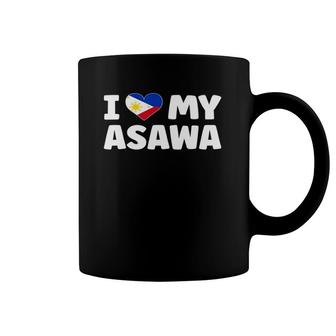 I Love My Asawa Wife Philippines Flag Pino Filipina Filipino Coffee Mug | Mazezy