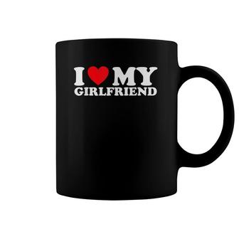 I Love My Girlfriend Awesome Vintage Style Girlfriend Love Coffee Mug | Mazezy