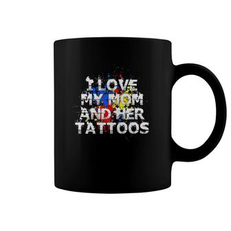 I Love My Mom And Her Tattoos Splatoon Ink It Up Splatter Coffee Mug | Mazezy AU
