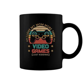 I Love My Mom More Than Video Games Funny Mother's Day Coffee Mug | Mazezy UK
