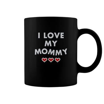 I Love My Mommy For Mom Cute Kids Coffee Mug | Mazezy