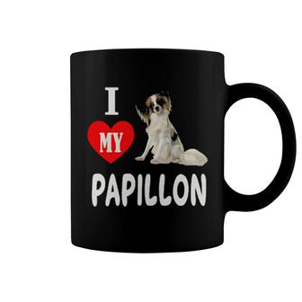 I Love My Papillon Small Dog Pet Animal Coffee Mug | Mazezy