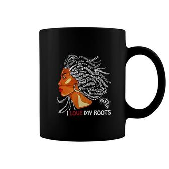 I Love My Roots Patriotic Black History Month Coffee Mug - Thegiftio