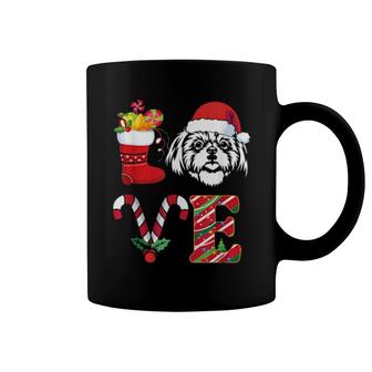I Love My Shih Tzu Christmas Shih Tzu Coffee Mug | Mazezy
