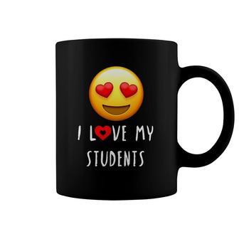 I Love My Students Teachers Hearts Love Coffee Mug | Mazezy