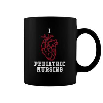 I Love Pediatric Nursing - Nurse Week Heart Coffee Mug | Mazezy
