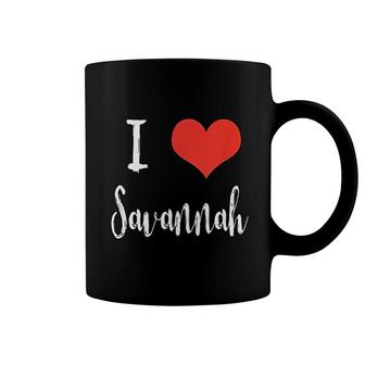 I Love Savannah Coffee Mug | Mazezy