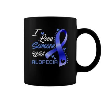 I Love Someone With Alopecia Awareness Coffee Mug | Mazezy