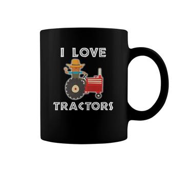 I Love Tractors - For People Who Love Farming & Tractors Coffee Mug | Mazezy