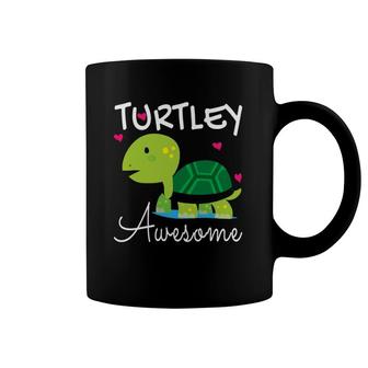 I Love Turtles - Turtley Awesome For Kids,Girls Coffee Mug | Mazezy