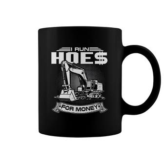I Run Hoes For Money Construction Workers Funny Coffee Mug - Thegiftio UK