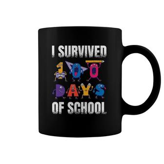 I Survived 100 Days Of School For A 1St Grade Student Coffee Mug | Mazezy DE
