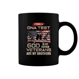 I Took A Dna Test God Is My Father Veterans Are My Brothers Coffee Mug | Mazezy
