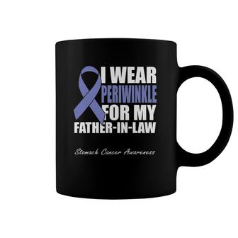 I Wear Periwinkle For My Father In Law Stomach Cancer Coffee Mug | Mazezy