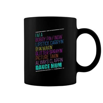 I'm A Dance Mom Dance Ballet Hip Hop Distressed Coffee Mug | Mazezy