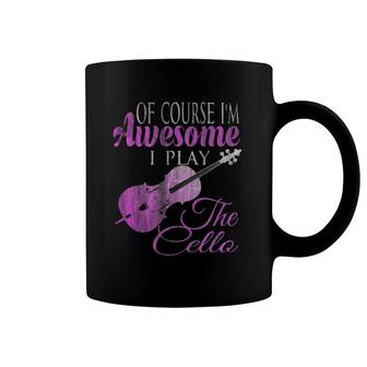I'm Awesome I Play The Cello Coffee Mug | Mazezy