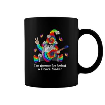 I'm Gnome For Being A Peace Maker Butterfly Hippie Coffee Mug | Mazezy