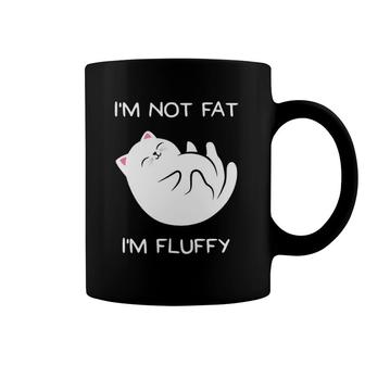 I'm Not Fat, I'm Fluffy Cat Coffee Mug | Mazezy