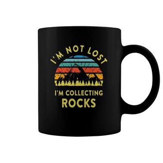 I'm Not Lost I'm Collecting Rocks - Geology Geologist Geode Coffee Mug | Mazezy