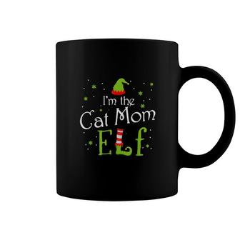 I'm The Cat Mom Elf Xmas Matching Christmas For Family Coffee Mug | Mazezy