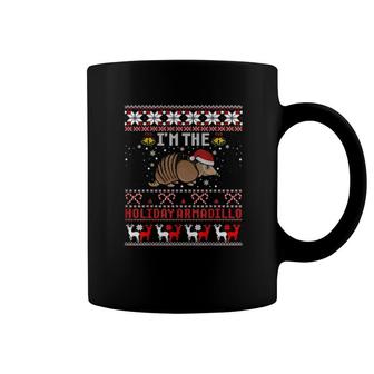 I'm The Holiday Armadillo Ugly Christmas Coffee Mug | Mazezy