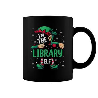 I'm The Library Elf Dabbing Santa Claus Xmas Family Coffee Mug | Mazezy