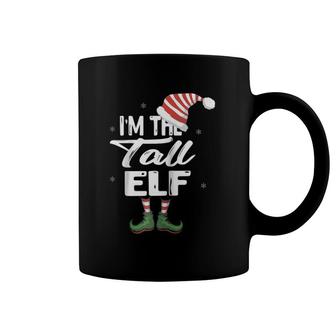 I'm The Tall Elf Christmas Eve Xmas Elf Squad Costume Raglan Baseball Tee Coffee Mug | Mazezy