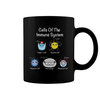 Immune System Cells Biology Cell Science Humor Immunologist Coffee Mug | Mazezy