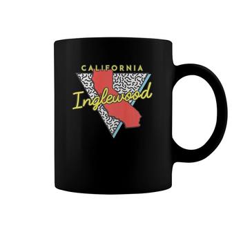 Inglewood Ca Souvenir California Retro Triangle Coffee Mug | Mazezy