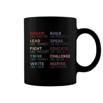 Inspirational Black History Leaders Coffee Mug | Mazezy