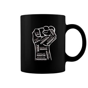 Inspiring Black Leaders Fist Coffee Mug | Mazezy