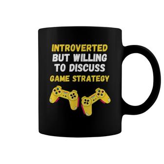 Introvert Gaming Shy Gamer Video Game Gamer Girl Coffee Mug | Mazezy