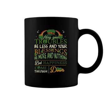 Irish Blessing St Patricks Day Leprechaun Rainbow Irish Gift Coffee Mug | Mazezy