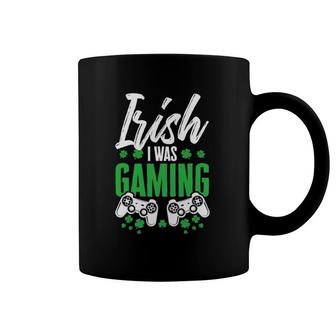 Irish I Was Gaming Funny St Patrick's Day Video Gamer Cute Coffee Mug | Mazezy