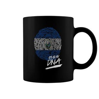It Is In My Dna El Salvador Baby Proud Country Flag Coffee Mug | Mazezy