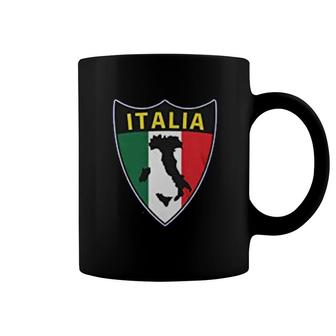 Italia Flag Shield Love Home Italy Coffee Mug - Thegiftio UK