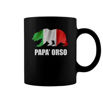 Italian Dad, Papa' Orso Papa Bear Coffee Mug | Mazezy