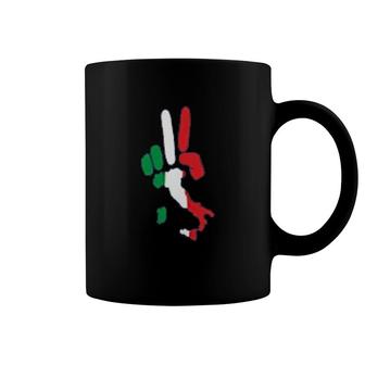 Italian Flag Italian Peace Design Coffee Mug | Mazezy