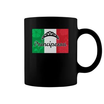 Italian Princess Principessa Italy Flag Proud Heritage Coffee Mug | Mazezy