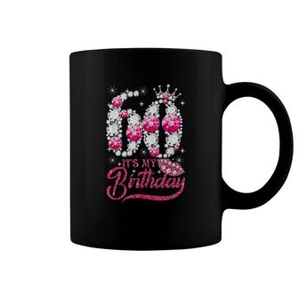 Its My 60th Birthday Queen 60 Years Old Shoes Crown Diamond Coffee Mug - Seseable