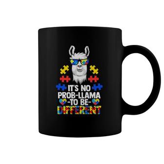 It's No Prob-Llama To Be Different Autism Women Gift Coffee Mug | Mazezy