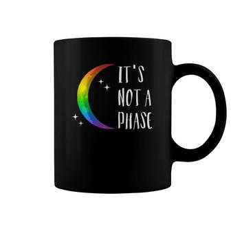 It's Not A Phase Halfmoon Gay Pride Lgbt Coffee Mug | Mazezy