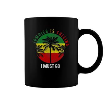 Jamaica Is Calling I Must Go Jamaican Beach Vacation Sunset Coffee Mug | Mazezy