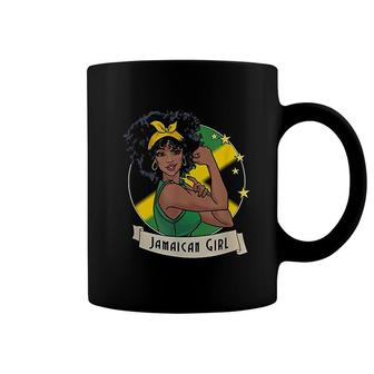 Jamaican Black Jamaica Afro Girl Pride Coffee Mug | Mazezy